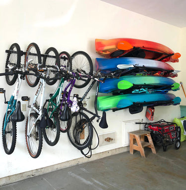 Soporte de pared para interiores | Altura ajustable de 117 cm | Kayak y SUP
