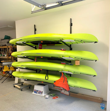 Soporte de pared para interiores | Altura ajustable de 117 cm | Kayak y SUP