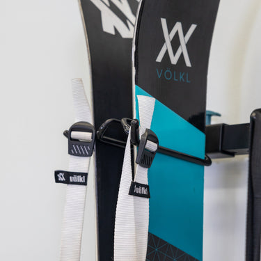 Lone Peak Ski + Shelf | Sistema de almacenamiento de pared ajustable | Capacidad para 5 pares de esquís