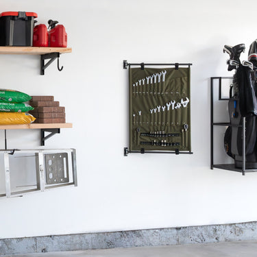 Organizador de herramientas con panel pivotante | High Pine Green