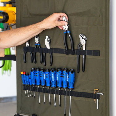 Organizador de herramientas con panel pivotante | High Pine Green