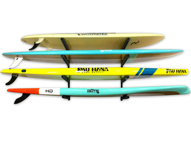 Almacenamiento de tablas de surf y SUP Sandbridge | Soporte ajustable para exteriores | 4 niveles