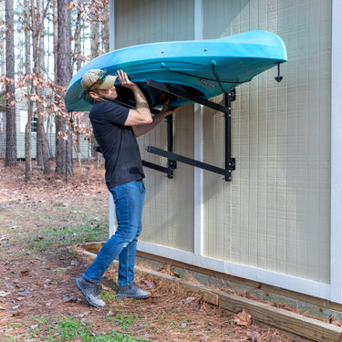 Almacenamiento de kayak Shenandoah | Soporte ajustable para exteriores | 2 niveles