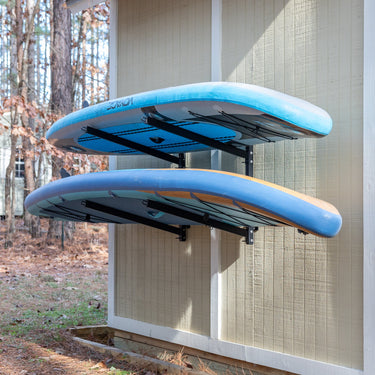 Almacenamiento de kayak Shenandoah | Soporte ajustable para exteriores | 2 niveles