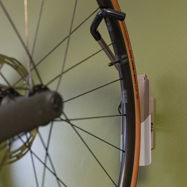 Soporte giratorio para bicicletas | Gancho de pared para garaje | Barro