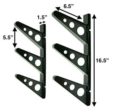 Estante para palos de lacrosse Trifecta | 3 niveles