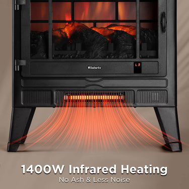 Chimenea eléctrica inteligente Suburbs TS25 con WiFi 