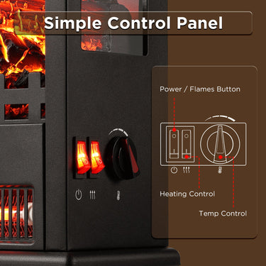 Estufa eléctrica para chimenea Suburbs TS17Q 
