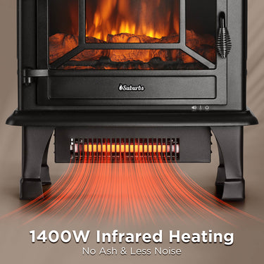 Chimenea eléctrica Suburbs TS20-SD con sonido 