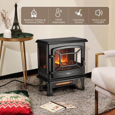 Chimenea eléctrica Suburbs TS20-SD con sonido 