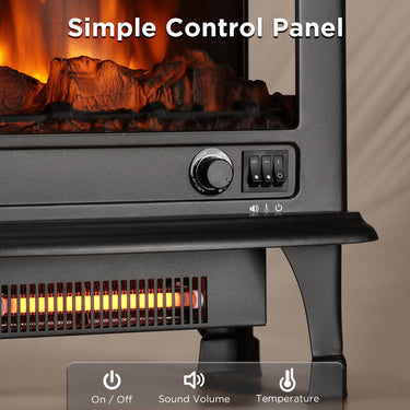Chimenea eléctrica Suburbs TS20-SD con sonido 