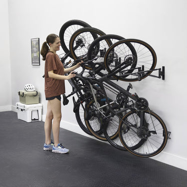 Portabicicletas SwivelStow sin elevación | 2 bicicletas de montaña y 2 de carretera | Paquete de 4