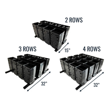 Portaesquís Telluride para tiendas de alquiler | Capacidad para hasta 16 pares de esquís