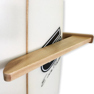 Estante vertical de madera para tablas de surf Holden Beach | Capacidad para 6 tablas de surf