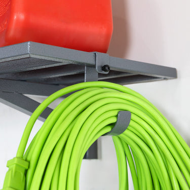 Estantes de pared para garaje Bristol de 30 x 120 cm | Paquete de 2 | Gris martillado