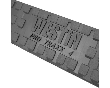 Westin 15-18 Chevy Silv 25/3500 Reg Cab Dsl (Montaje basculante) PRO TRAXX 4 Estribos Nerf Ovalados - Negro