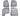 Revestimientos de piso Westin para Ford F-150 Super Cab (2009-2014), 4 piezas, color negro