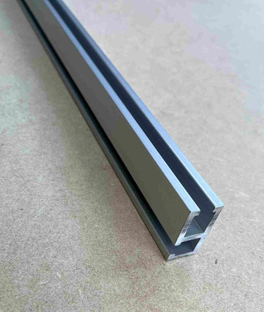 Extrusión de aluminio de doble vía 4000 - Seleccione longitud