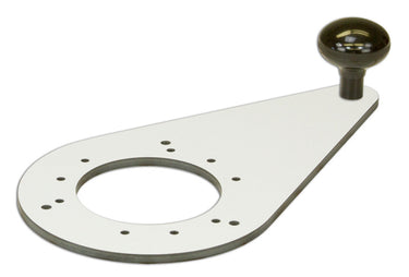 Placa base de enrutador descentrada para enrutadores de tamaño completo