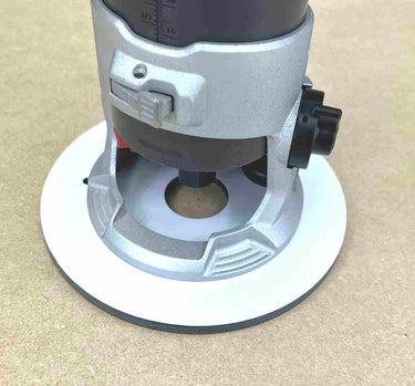 Placa base circular con orificio de buje para fresadoras compactas