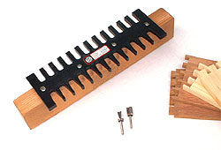Plantilla de cola de milano Keller 1500 con brocas