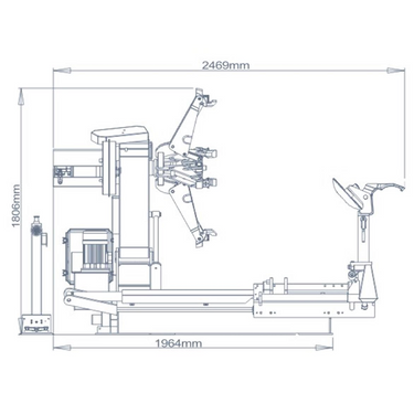 Katool KT-T160 & KT-B795 Heavy Duty Truck Tire Changer and Balancer Combo