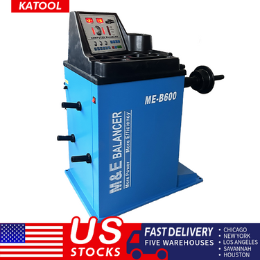 M&E ME-B600 Wheel Balancer — M&E ME-B600 Wheel Balancer + KT-MC2 Motorcycle Wheel Adaptor for Wheel Balancer