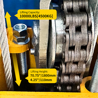 Katool ME-H1000 10,000 lb Two-Post Vehicle Lift – Base Plate Design — ME-H1000 Two Post Vehicle Lift 10000 lbs and KT-MP5 Two Post Lift Frame Cradle Set
