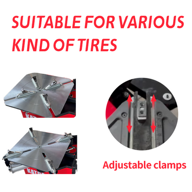 Katool KT-T850 Tilt-Back Tire Changer 14"-28" Rims — KT-T850 Tilt-Back Tire Changer only